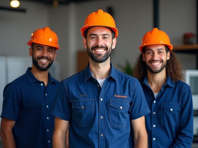 Professionelles, freundliches Foto vom Vespera Repair Team oder Inhaber